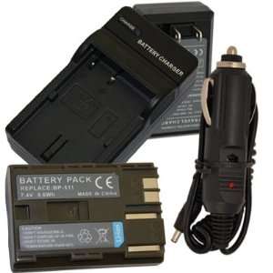  Battery+Charger for Canon MV300 MV300i MV30i MV400i MV430i 