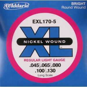   XL Environmental 5 String Long, .045   .130, EXL170 5 