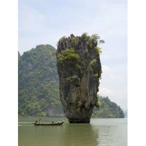 of Koh Ping Gan from Koh Ta Poo, Known as James Bond Island, Phang Nga 