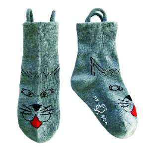  Ez Sox Socks Girl Animal Set Piggy Cat Bunny Sz 7 12 3 