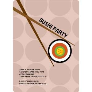  Sushi Themed Party Invitations: Health & Personal Care