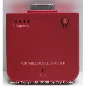  iPhone External Battery 1900 maH   Exclusive Red!: MP3 