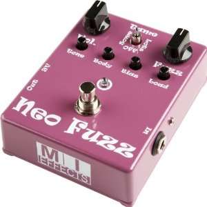   MI Audio Neo Fuzz v.2 Guitar Effects Pedal Pink: Musical Instruments