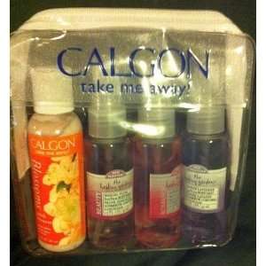 Calgon Take Me Away Morning Glory 3 Piece Set in Bag/container with 