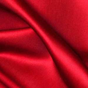   Cotton/Silk Poplin Crimson Fabric By The Yard Arts, Crafts & Sewing