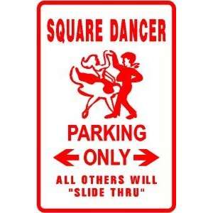  SQUARE DANCING PARKING sign street dance: Home & Kitchen