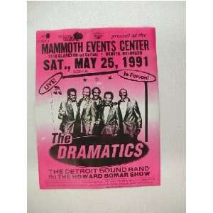  The Dramatics Handbill Poster Denver 1991 