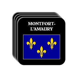  Ile de France   MONTFORT LAMAURY Set of 4 Mini Mousepad 