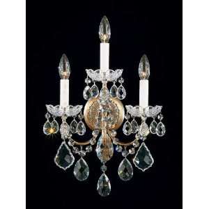 Schonbek 3652 26S French Gold / Clear Strass New Orleans Crystal Three 