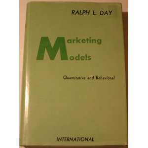  Marketing Models: Quantitative and Behavioral 