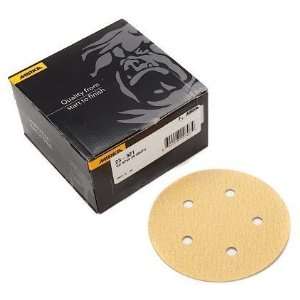 Mirka 23 321 060 5 Bulldog Gold 5 Hole 60 Grit PSA Sanding Discs   50 