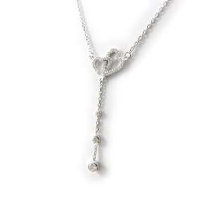  Necklace silver Love white.: Jewelry