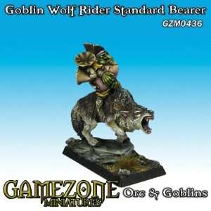  Gamezone Miniatures Orcs & Goblins   Goblin Wolf Rider 