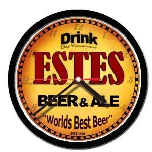  ESTES beer and ale cerveza wall clock: Everything Else