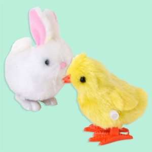  Wind Up Hopping Easter Chick 