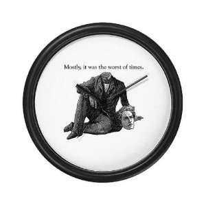  Worst of Times Literature Wall Clock by CafePress 