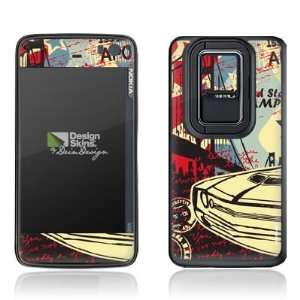   Skins for Nokia N900   Classic Muscle Car Design Folie: Electronics