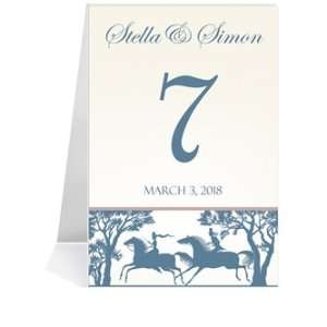  Table Number Cards   Horse Chase Dayride #1 Thru #29