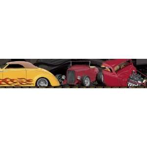   Muscle Cars Wall Border, 9 Inch Wide by 10 Foot Long: Home Improvement