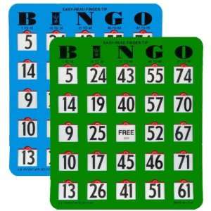  Easy View Bingo Shutter Card   Assorted (100 ct): Toys 
