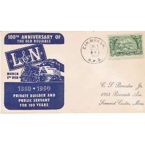 Commemorative Cover 100th Anniversary of the Old Reliable L&N March 5 