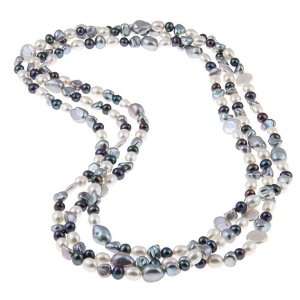    Freshwater Pearl 72 inch Endless Necklace (6 13 mm) Jewelry