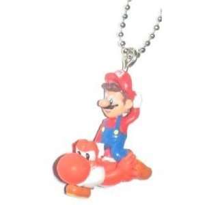  Nintendo Super Mario Galaxy 2 Riding Red Yoshi Keychain 