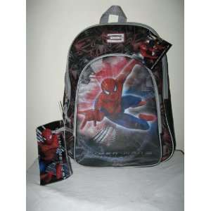  Spider Man Backpack   Black: Toys & Games