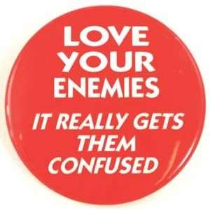  NEW Love Your Enemies pin   PLOVE: Office Products