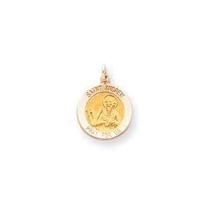  14k Saint Andrew Medal Charm: West Coast Jewelry: Jewelry