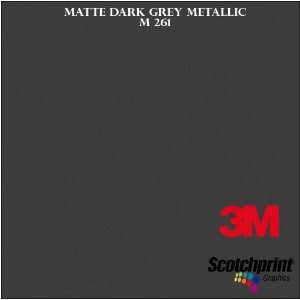   Dark Grey Metallic Vinyl Car Wrap 2ft X 5ft (10sq/ft): Automotive