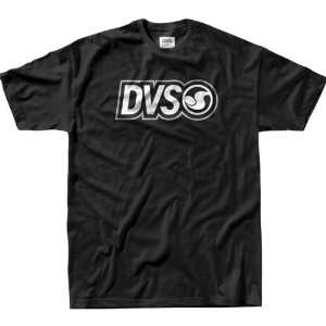  DVS Logo Mens Short Sleeve Casual Shirt   Black/Charcoal 