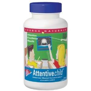   : Attentivechild 60 Tablets   Source Naturals: Health & Personal Care