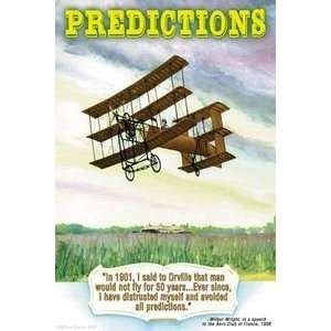 Predictions   12x18 Framed Print in Gold Frame (17x23 finished 