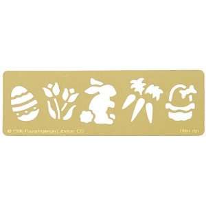 Hot Off The Press   Easter Border Stencil: Home & Kitchen