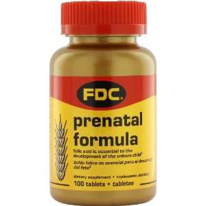  Prenatal Formula   100 Tablets
