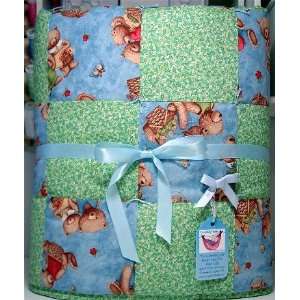  Cute Frogs and Ducks Baby Girl or Boy Quilt: Home 