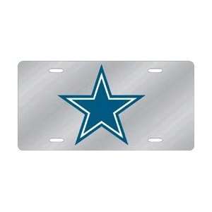  Dallas Cowboys Laser Cut License Plate: Sports & Outdoors