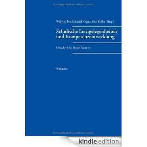 Schulische Lerngelegenheiten und Kompetenzentwicklung (German Edition 