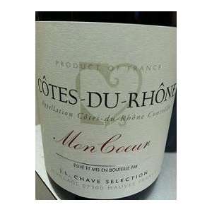  Jean Louis Chave Cotes du rhone Mon Coeur 2010 750ML 