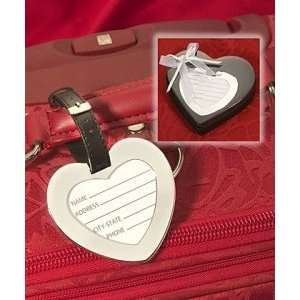  Heart Shaped Luggage Tag Favors (Set of 14): Kitchen 