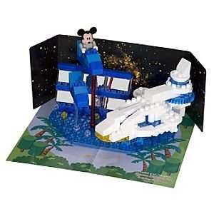  Park Exclusive Space Mountain Building Block Toy Playset: Toys & Games