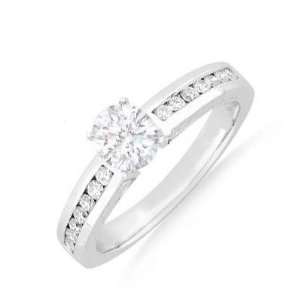  1.18 Carat Diamond Engagement Ring Wedding Ring on 14k 