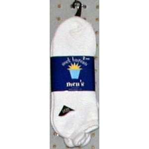  Sock Bureau Socks Men Golf Low Cut White (3 Pack): Health 