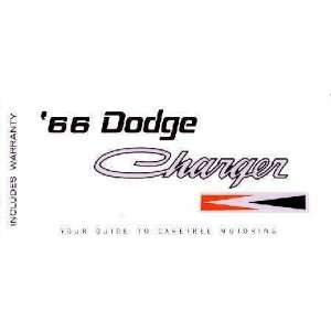  1966 DODGE CHARGER Owners Manual User Guide Automotive
