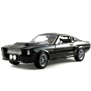  1967 Shelby GT500 GT 500 Custom Black 1:18 Diecast: Toys 