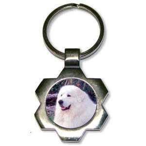  Great Pyrenees Star Key Chain