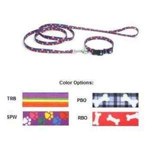  Nylon Pattern Lead Rainbow 1X6 Ft: Pet Supplies