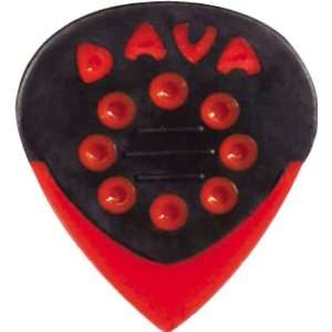  Dava Jazz Grips Pick 6 Pack 9024 Red: Musical Instruments