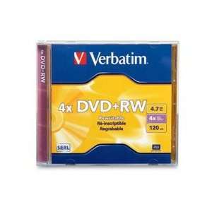  DVDRW 4X 4.7GB Branded Surface Blank Media Discs in Jewel 